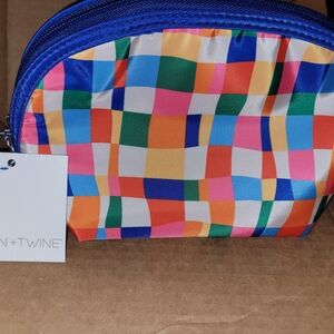 Patterned Cosmetic Bag by Train + Twine